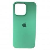 Силиконовый чехол для iPhone 15 Pro Max Spearmint FULL