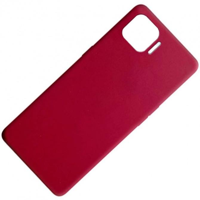 Силіконовий чохол Candy для Oppo A93 Бордовий-1