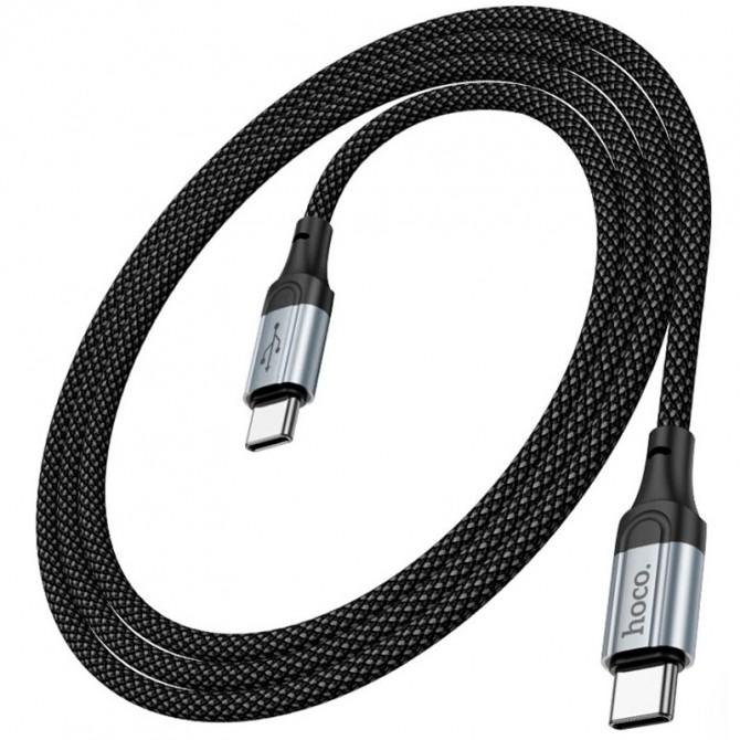 Кабель Hoco X102 Fresh PD for Type-C to Type-C 60W Black 1m