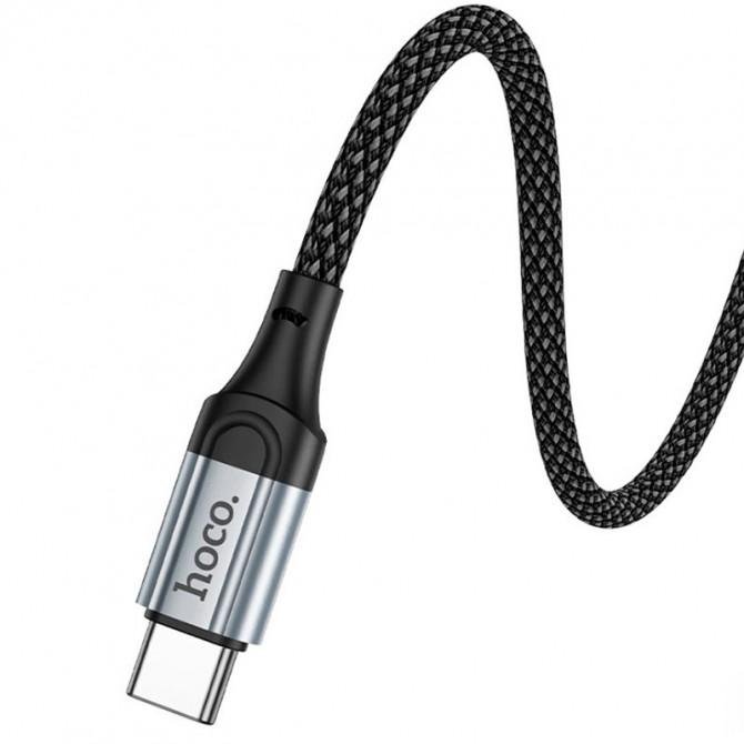 Кабель Hoco X102 Fresh PD for Type-C to Type-C 60W Black 1m-1