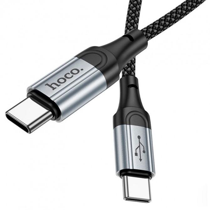 Кабель Hoco X102 Fresh PD for Type-C to Type-C 60W Black 1m-2