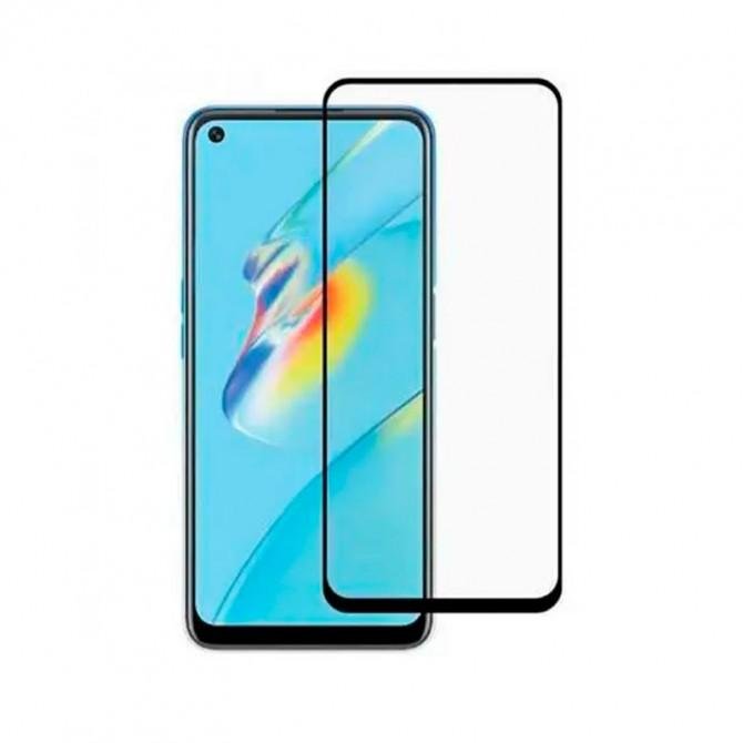 Защитное стекло для TECNO Spark Go 2024 Full Glue (0.25 мм, 2.5D, черное) ЛЮКС