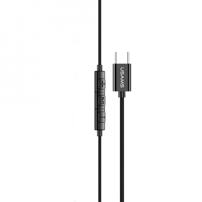 Наушники Usams EP-25 Metal Type-C Earphone Чёрный 1,2m (HSEP2501)-2