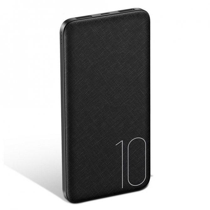 Повербанк Usams US-CD63 PB7 Dual USB 10000 mAh Чорний-1