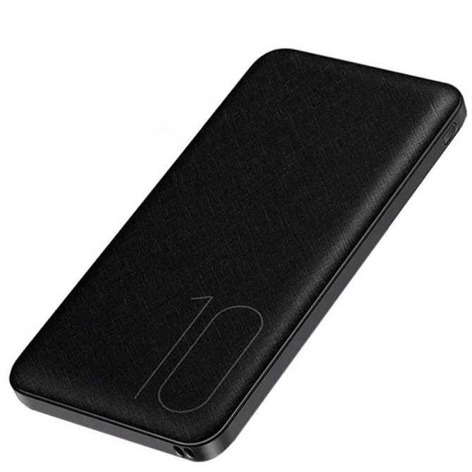 Повербанк Usams US-CD63 PB7 Dual USB 10000 mAh Чорний-2