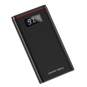 Повербанк Usams US-CD62 PB6 LED Display PD Fast Charging 10000 mAh Чорний Повербанк Usams US-CD62 PB6 LED Display PD Fast Charging 10000 mAh Чорний