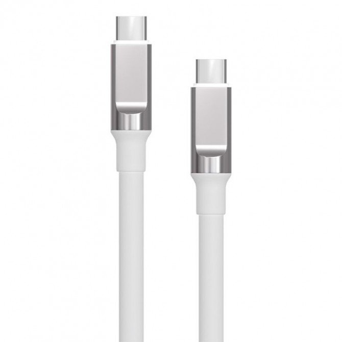 USB Кабель WALKER C915 Type-C to Type-C White