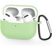 Чехол U-Like Silicone Protective Case For Airpods Pro Slim Light Green
