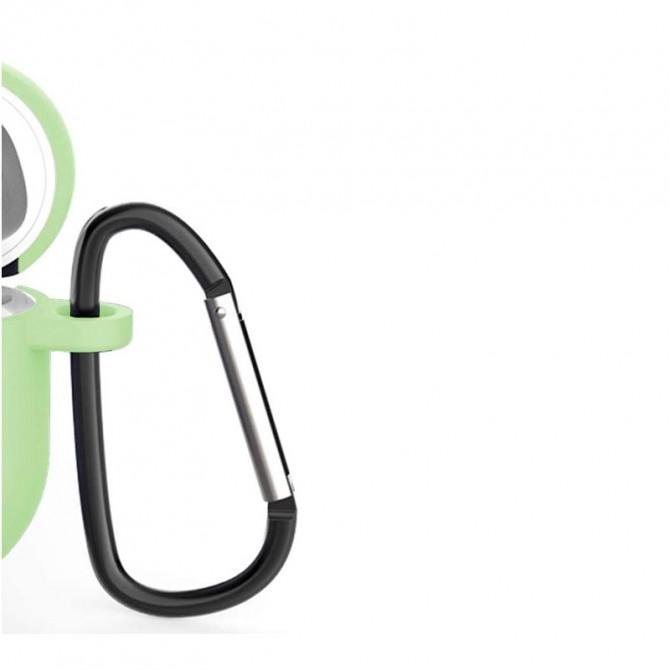 U-Like Silicone Protective Case For Airpods Pro Slim Light Green-2