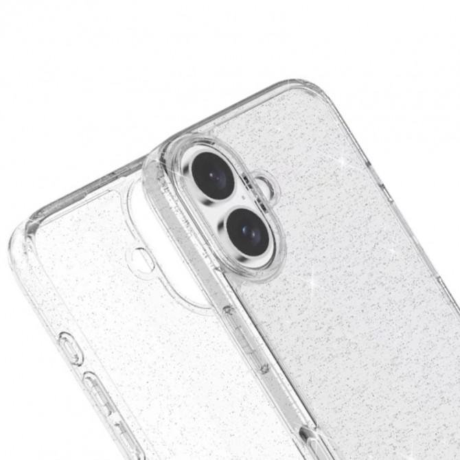 Накладка Molan Cano Jelly Sparkle для Apple iPhone 16 Прозорий-1