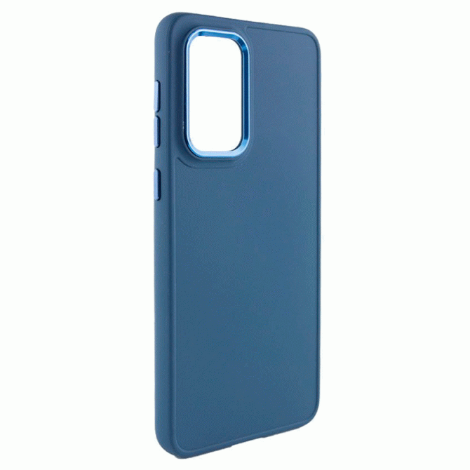 TPU чехол Bonbon Metal Style для Samsung Galaxy A35 Синий