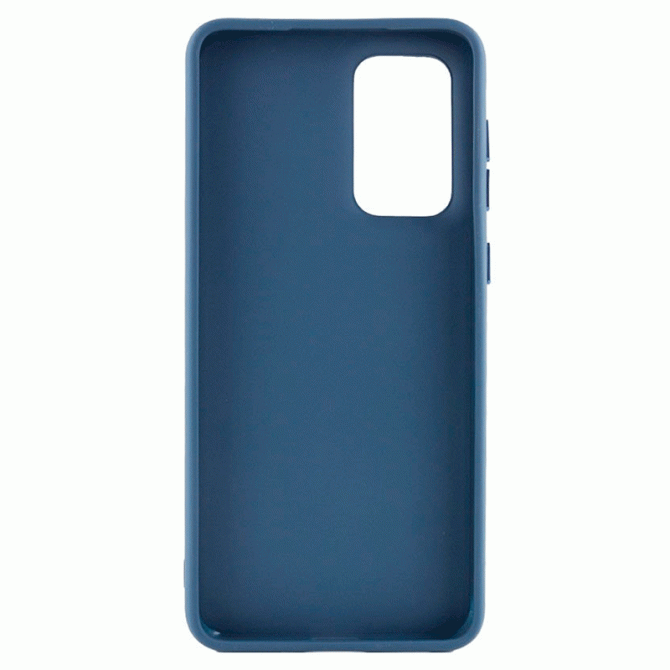 TPU чехол Bonbon Metal Style для Samsung Galaxy A35 Синий-1