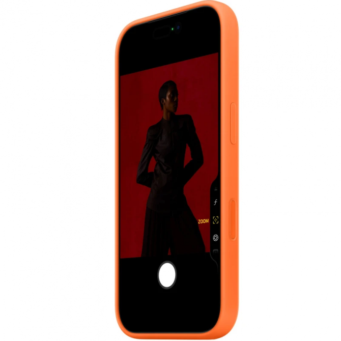 Силиконовый чехол для iPhone 17 Pro Orange FULL-2