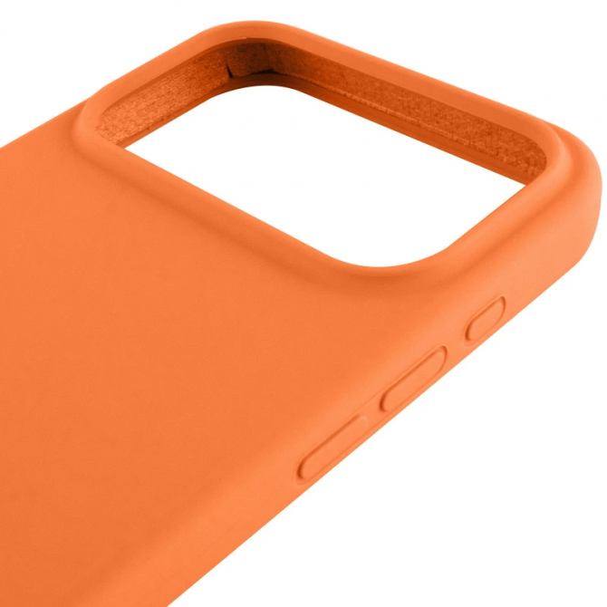 Силиконовый чехол для iPhone 17 Pro Orange FULL-3