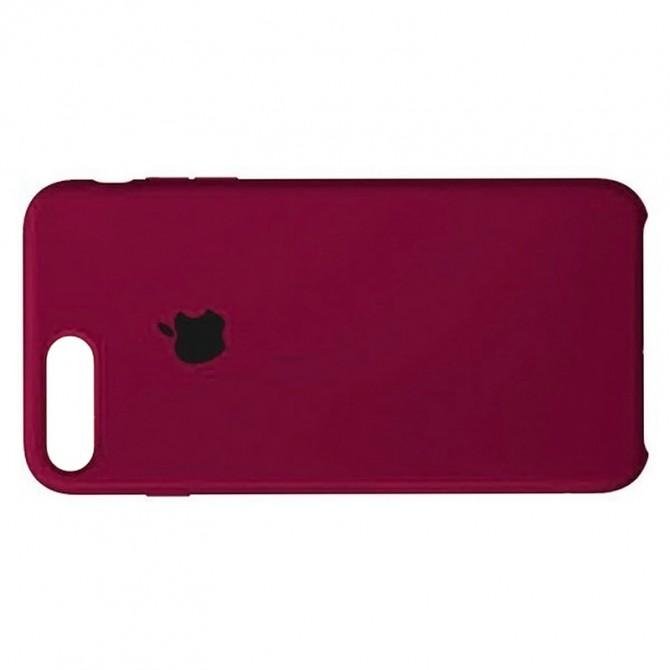 Оригинальный силиконовый чехол для iPhone 7/8 Plus Марсала FULL-2