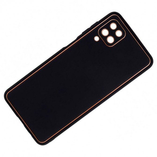 Чехол U-Like Leather with Frame case for Samsung A125 Galaxy A12 Черный-3
