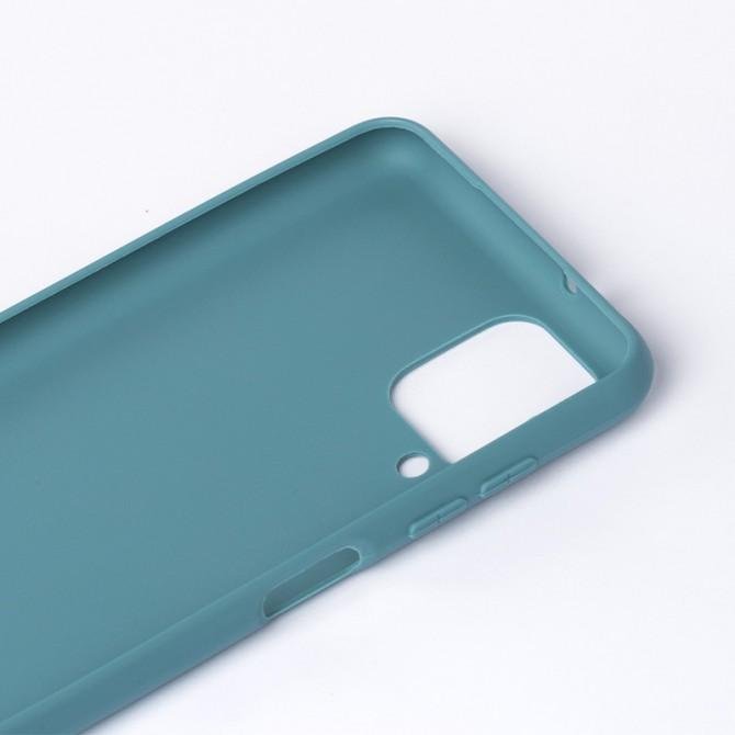 Силиконовый чехол Candy для Samsung Galaxy A12/M12 Шалфей-2