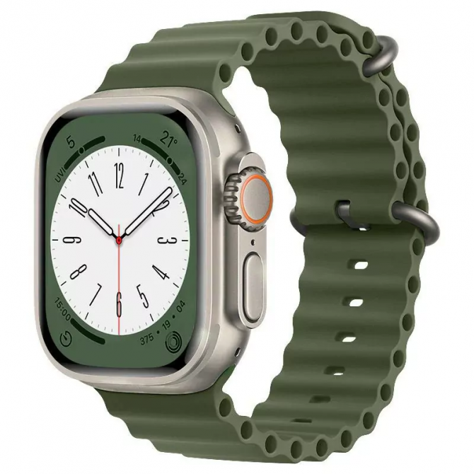 Ремінець для Apple Watch 38/40/41mm Ocean Band Dark Olive