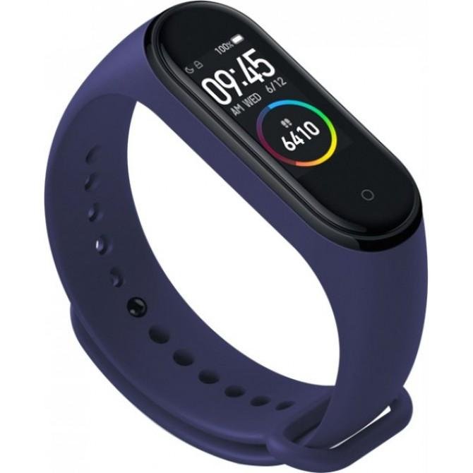 Ремінець для браслета Mi Band 3/4 (Silicon) Indigo