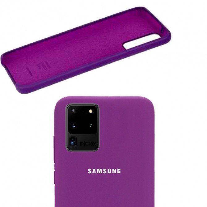 Original Soft Case Samsung G988 Galaxy S20 Ultra Фіолетовий-1