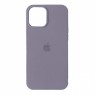 Оригинальный силиконовый чехол для iPhone 14 Plus Lavander grey FULL