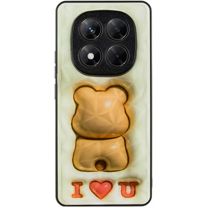 Накладка Prisma Fluffie для Xiaomi Redmi 14C / Poco C75 Bear