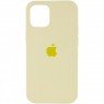 Оригинальный силиконовый чехол для iPhone 14 Mellow Yellow FULL