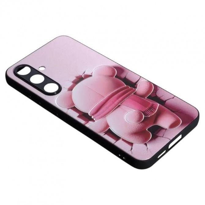 Накладка PC Fashion Mix Samsung Galaxy S24 FE Pink Bear-1