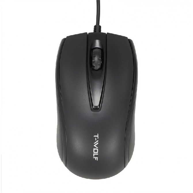 Миша Twolf V13 Wired Black