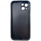 Чохол-накладка шкіряний Leopard Print для iPhone 15 Plus Black