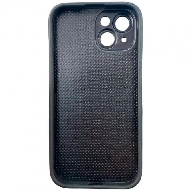 Чохол-накладка шкіряний Leopard Print для iPhone 15 Plus Black-1