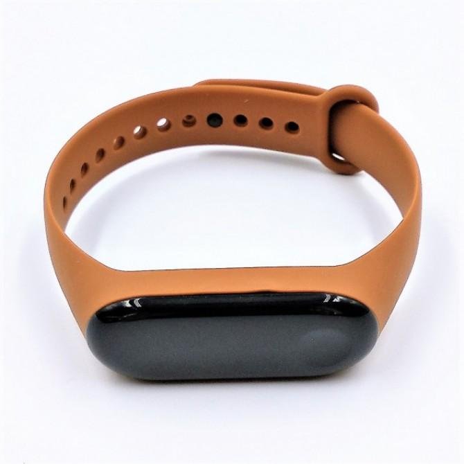 Ремінець для Xiaomi Mi Band 3/4 (Silicone) Коричневий-1
