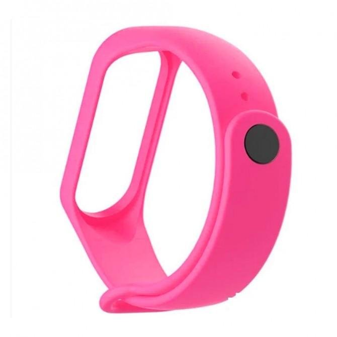Ремінець для Xiaomi Mi Band 3/4 (Silicone) Рожевий-1