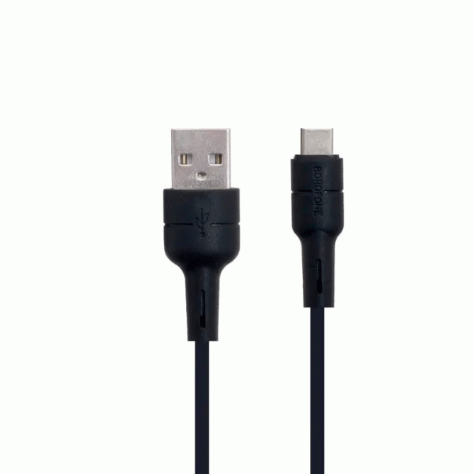 Кабель Borofone BX30 Type-C 3A Black 1m