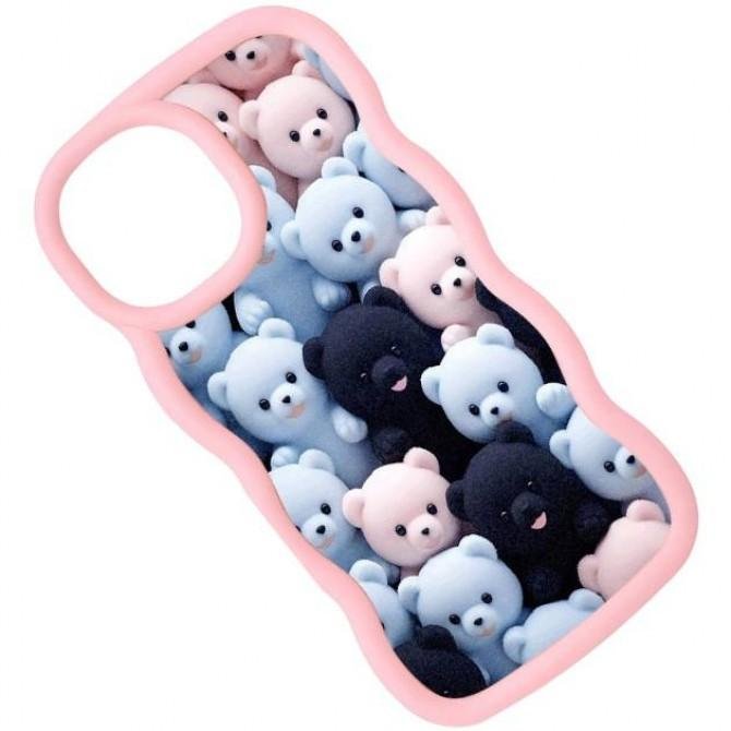 Чехол TPU Cloudy Pictures для Xiaomi Redmi Note 12 4G Bears-1