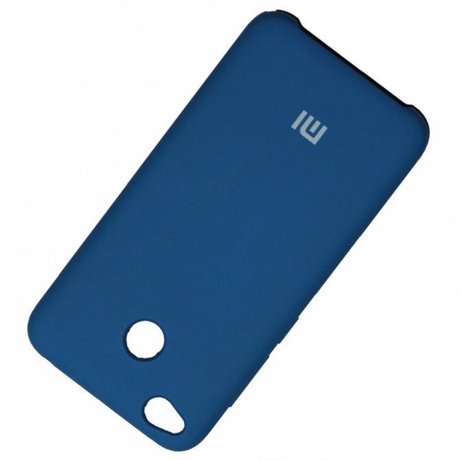 Чохол Soft Case для Xiaomi Redmi 4x Синiй FULL-3