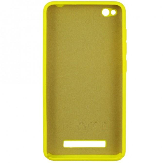 Чохол Soft Case для Xiaomi Redmi 4a Яскраво жёлтый FULL-2