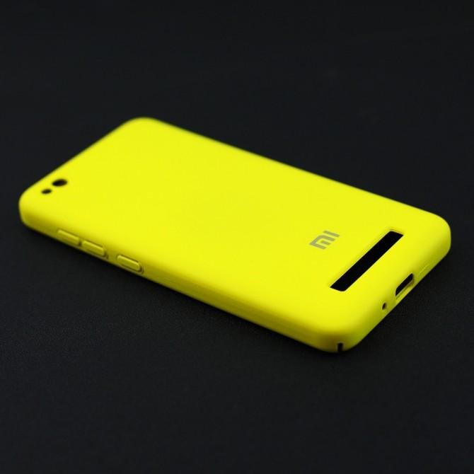 Чохол Soft Case для Xiaomi Redmi 4a Яскраво жёлтый FULL-3