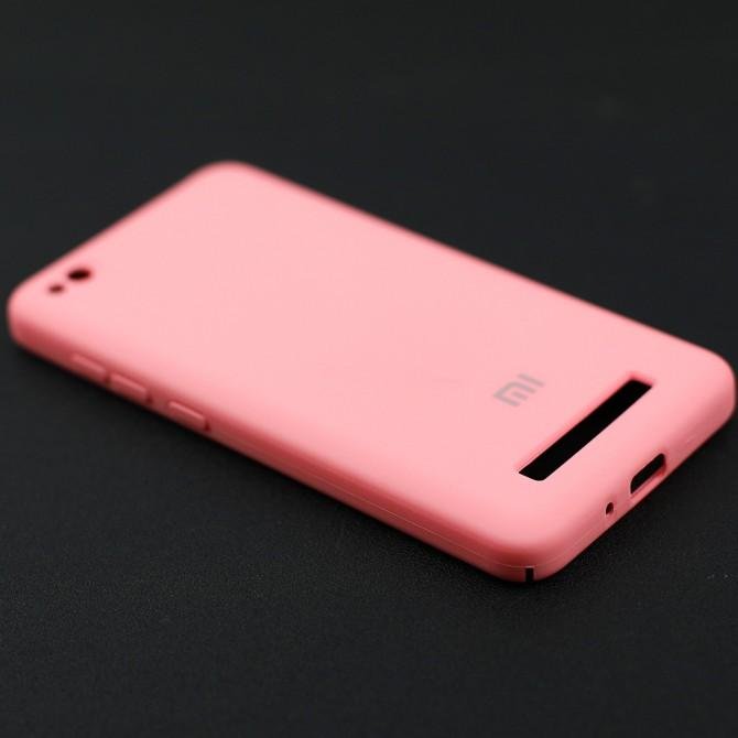 Чехол Soft Case для Xiaomi Redmi 4a Розовый FULL-3