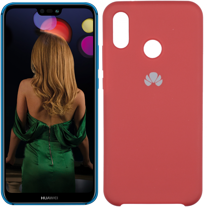 Чехол Soft Case для Huawei P20 Lite Красный FULL