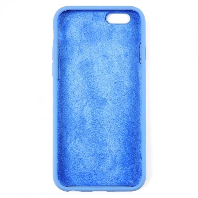 Оригинальний силiконовий Чохол для iPhone 6/6s Блакитний FULL-1