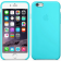 Оригинальний силiконовий Чохол для iPhone 6/6s Яскраво Синiй FULL
