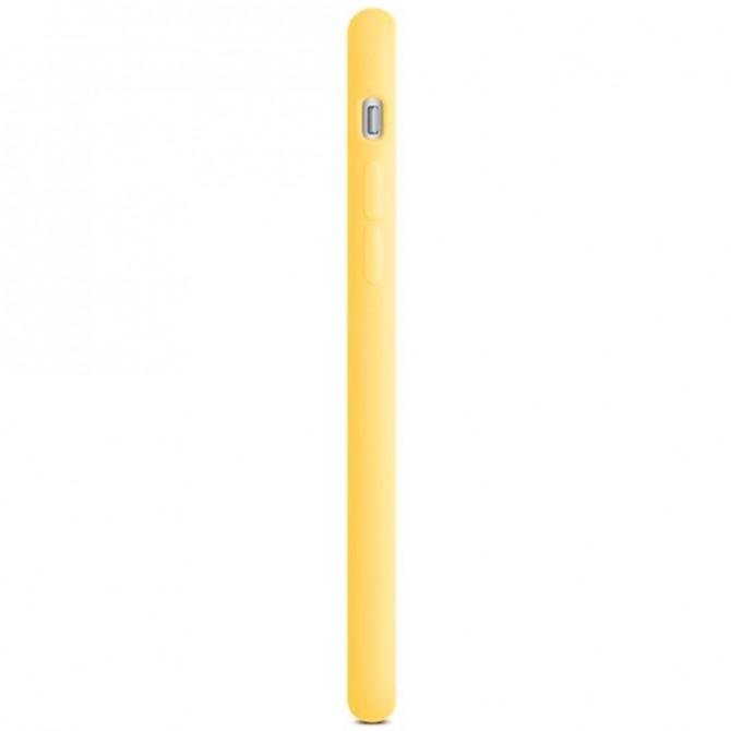 Чехол силиконовый для iPhone 6/6s Желтый FULL-3