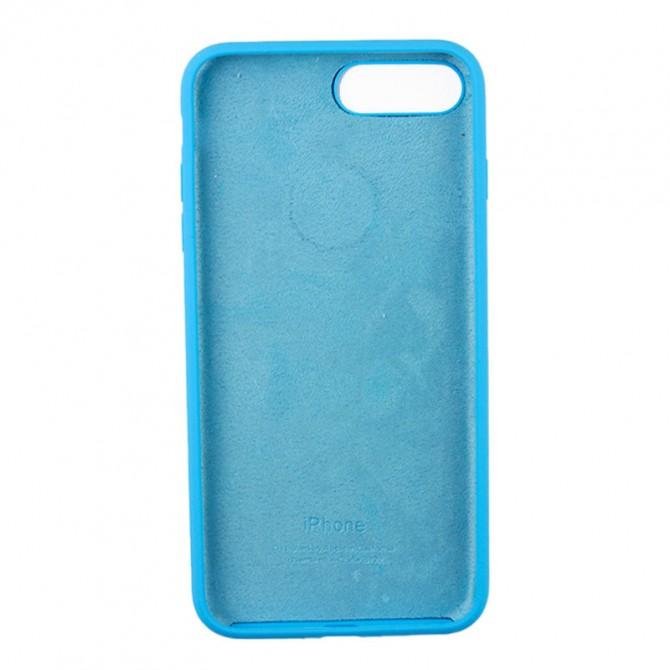 Оригинальний силiконовий Чохол для iPhone 7/8 Блакитний FULL-1