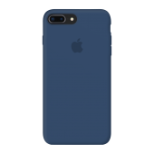 Оригинальний силiконовий Чохол для iPhone 7/8 Plus Синiй FULL