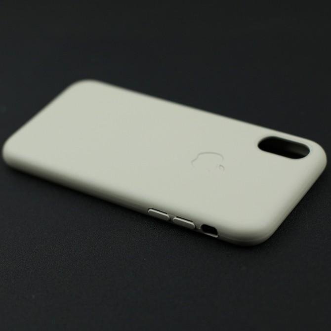 Чехол силиконовый для iPhone X/Xs Серый FULL-2