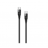 Кабель USB WALKER C735 Type-C to Type-C Black 2m Кабель USB WALKER C735 Type-C to Type-C Black 2m
