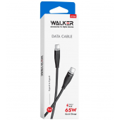 Кабель USB WALKER C735 Type-C to Type-C Black 2m Кабель USB WALKER C735 Type-C to Type-C Black 2m