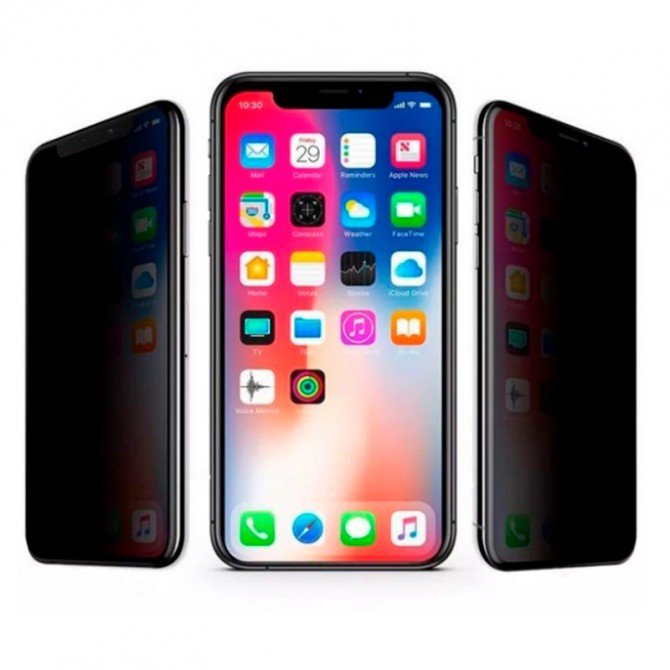 Защитное стекло для APPLE iPhone 13 Pro Max (6.7") Full Glue (0.3 мм, 2.5D, матовое черное)-1