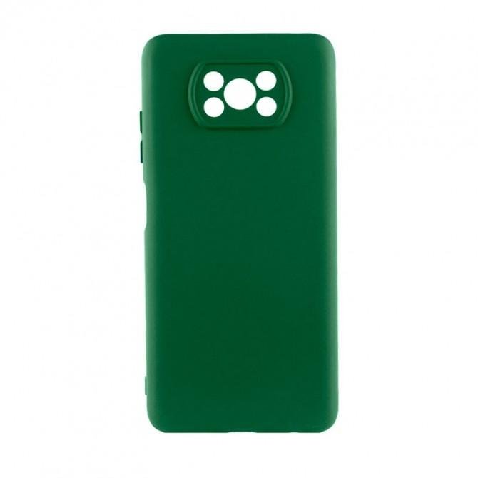 Чохол Soft Case Xiaomi Poco X3 NFC Темно Зелений FULL